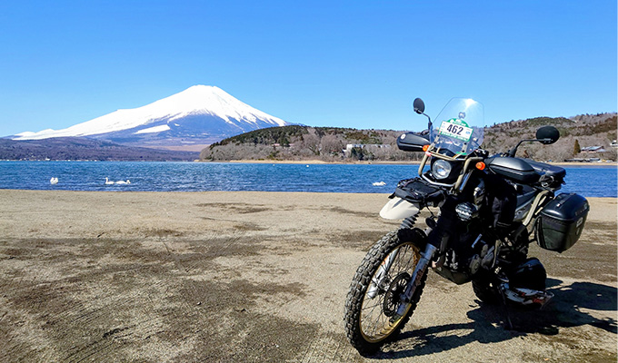 旅先の景色と愛車の撮影を楽しむライダーも多いそうです（写真提供：Oさん）。